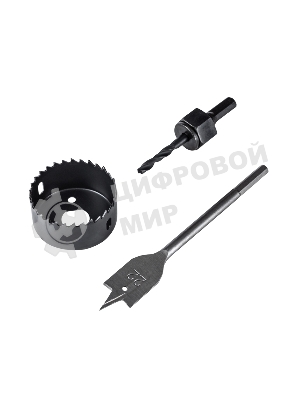 Набор для установки врезных замков Kranz 22 мм/54 мм (перовое сверло/кольцевая пила)