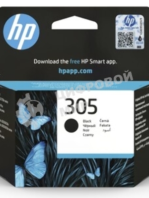 Картридж струйный HP 305 3YM61AE черный (120 стр.) для HP DJ 2320/2710/2720