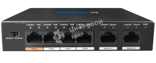 Коммутатор TRASSIR TR-NS1105-60-4POE