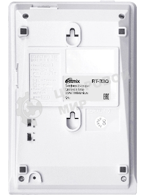 Телефон проводной Ritmix RT-330 белый