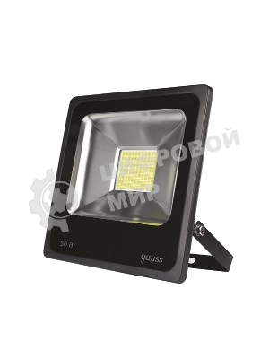 Прожектор светодиодный Gauss LED 50W IP65 6500К черный 1/6