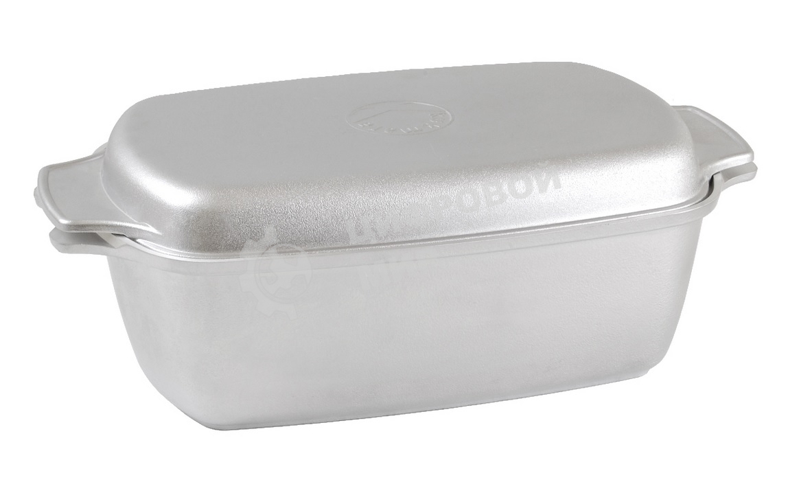 Гусятница алюминиевая с крышкой Kukmara 5,5 л