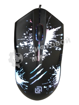 Мышь проводная Oklick 399M STIGMA черный, 1200 dpi, USB, кнопки - 3