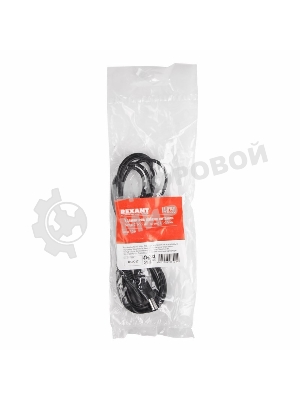 Удлинитель кабеля питания гнездо-штекер Rexant (2,1х5,5 мм) 1,5 м