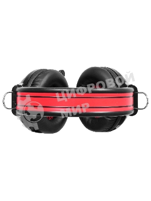 Проводные наушники Oklick HS-G300 черный/красный, полноразмерные, Jack 3.5 мм