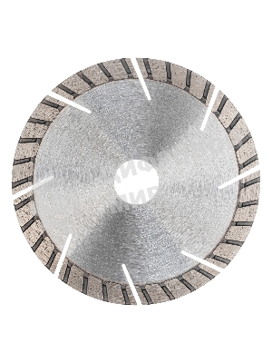 Диск алмазный Gross ф125х22,2 мм, турбо-сегментный, сухое резание