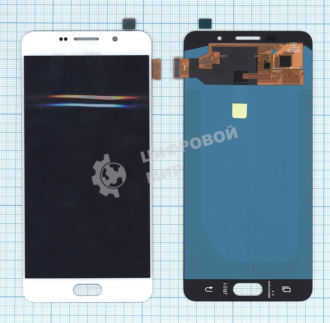 Дисплей для Samsung Galaxy A7 (2016) SM-A710F OLED белый