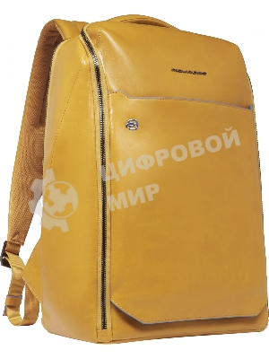 Рюкзак мужской Piquadro Blue Square CA6591B2/G, кожа, шафрановый