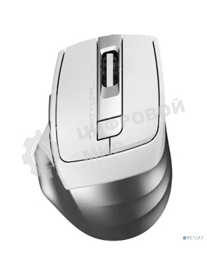 Мышь беспроводная A4Tech Fstyler FB35S белый/серый, 2000 dpi, радиоканал, Bluetooth, USB, кнопки - 5