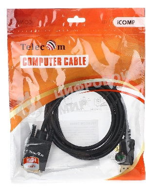 Кабель-переходник DP --> VGA_M/M 1,8м Telecom
