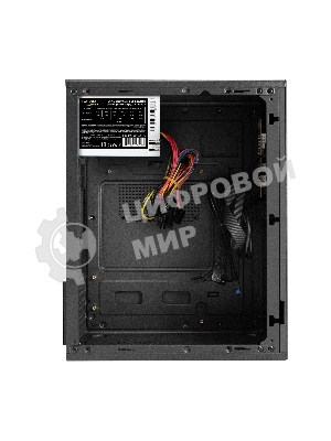Компьютерный корпус Minitower ExeGate BAA-308MUC-AAA400 (mATX, БП AAA400 с вент. 8см, 1хUSB+1хUSB 3.0+1хTypeC, HD Audio, черный)