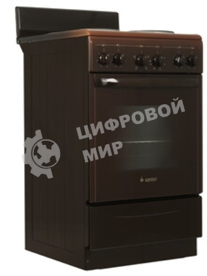 Плита электрическая Gefest 5140-01 0036 коричневый, конфорок 4 электрических, духовка 55 л, 50 см x 85 см x 58.5 см
