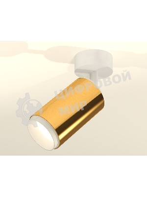 Светильник Ambrella Light XM6327002 PYG/SWH золото желтое полированное/белый песок MR16 GU5.3 (A2202, C6327, N6120)
