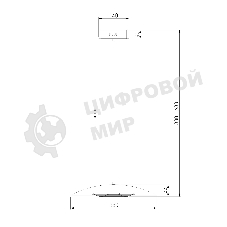 90328/1 / подвесной светильник / черный