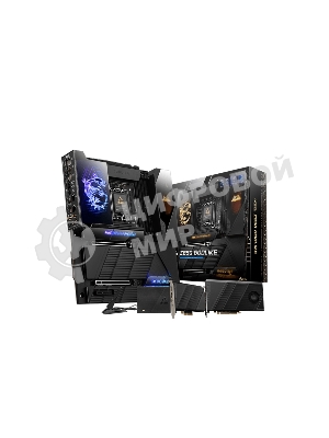 Материнская плата MSI MEG Z890 GODLIKE, LGA1851, Intel Z890, 4xDDR5, 4xSATA, 6xM.2, 1xPCIe 5.0 x16, 1xPCIe 5.0 x8, USB Type-C, 2x10Gb LAN, Thunderbolt, 2x3.5 мм, 7.1, E-ATX