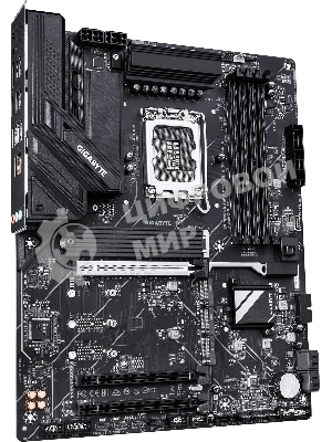 Материнская плата Gigabyte Z890 D PLUS, LGA 1851, Intel Z890, 4xDDR5, 4xSATA, 4xM.2, 1xPCIe 5.0 x16, 2xPCIe 4.0 x16, 1xDP, 1x2.5Gb LAN, 1xUSB-C 10Gbps, 1xUSB-A 10Gbps, 4xUSB-A 5Gbps, 4xUSB-A 2.0, 3x3.5 мм, 7.1, чёрный, ATX