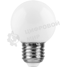 Лампа светодиодная Feron LB-37 1W 230V E27 6400K