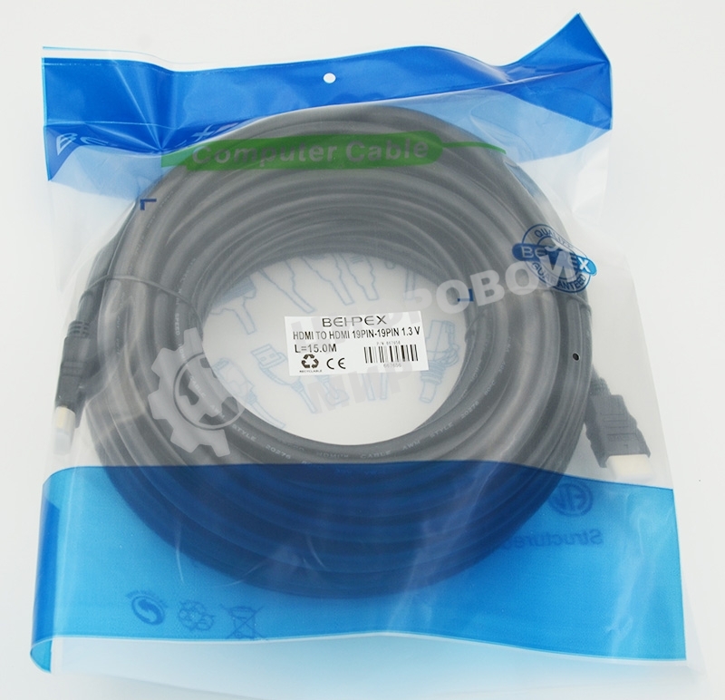 Кабель аудио-видео Behpex HDMI (m)/HDMI (m) 15м.
