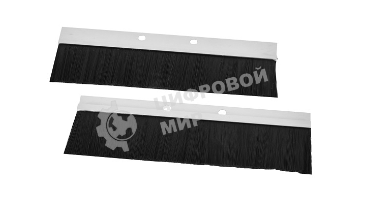 Комплект щеточного ввода в шкаф, универсальный, черный