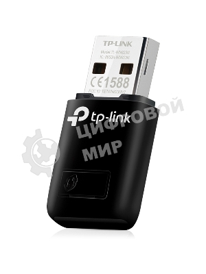 Сетевой адаптер TP-Link SOHO TL-WN823N Беспроводной USB мини адаптер 300 Мбит/с стандарта N c кнопкой QSS(Realtec)