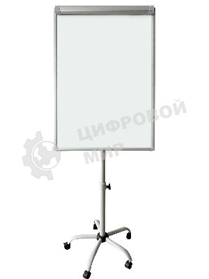 Флипчарт Silwerhof 70x100см на роликах белый