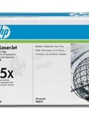 Картридж лазерный HP CE255X черный для LaserJet P3015/P3015d/P3015dn/P3015x 12500 стр.