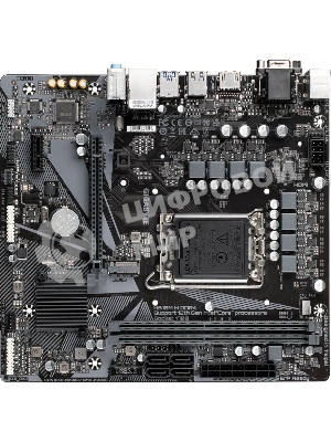 Материнская плата Gigabyte H610M H DDR4 Soc-1700 Intel H610 2xDDR4 mATX AC`97 8ch(7.1) GbLAN+VGA+HDMI