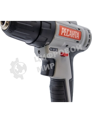 Дрель-шуруповерт Ресанта ДА-20-2ЛК-Б, 20 В, 2 Ач, 55 Нм, щеточный