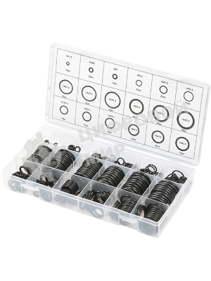 Набор резиновых уплотнительных прокладок Сибртех, D 3 - 23 мм, 279 предметов