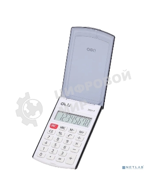 Калькулятор карманный Deli E39217/BLACK черный 8-разр. 1189155