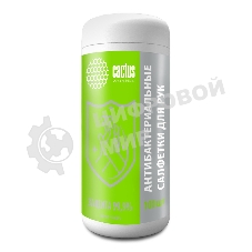 Салфетки влажные Cactus CS-ASHCL100 для рук антибактериальные (100 лист.) спиртовые