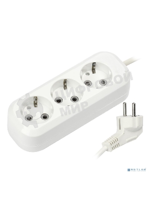 Удлинитель Smartbuy SBE-16-3-03-Z 3 гнезда 3 метра 16А/3,5 кВт с заземлением ПВС 3х1 мм2
