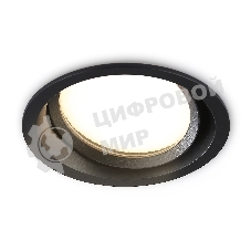 Светильник Ambrella light TN6653 BK черный IP44 GX53 D110*48