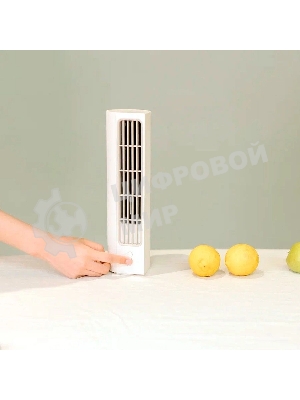Вентилятор Solove Comfort F9 бежевый, настольный, 10 Вт, 3 скорости, колонный (безлопастной)