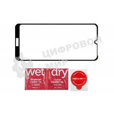 Защитное стекло для экрана Redline черный для Huawei Honor 8A 1шт. (УТ000017075)