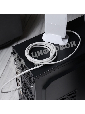 Пaтч-корд U/UTP Rexant, cat.5e, RJ45-RJ45, неэкранированный, LSZH серый, 3м