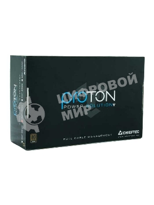 Блок питания Chieftec BDF-1000C, 1000Вт, 80 PLUS Bronze, 140мм, модульный, черный