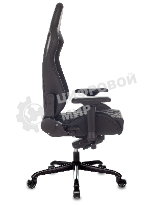 Кресло игровое Knight TITAN черный ромбик эко.кожа с подголов. крестовина металл