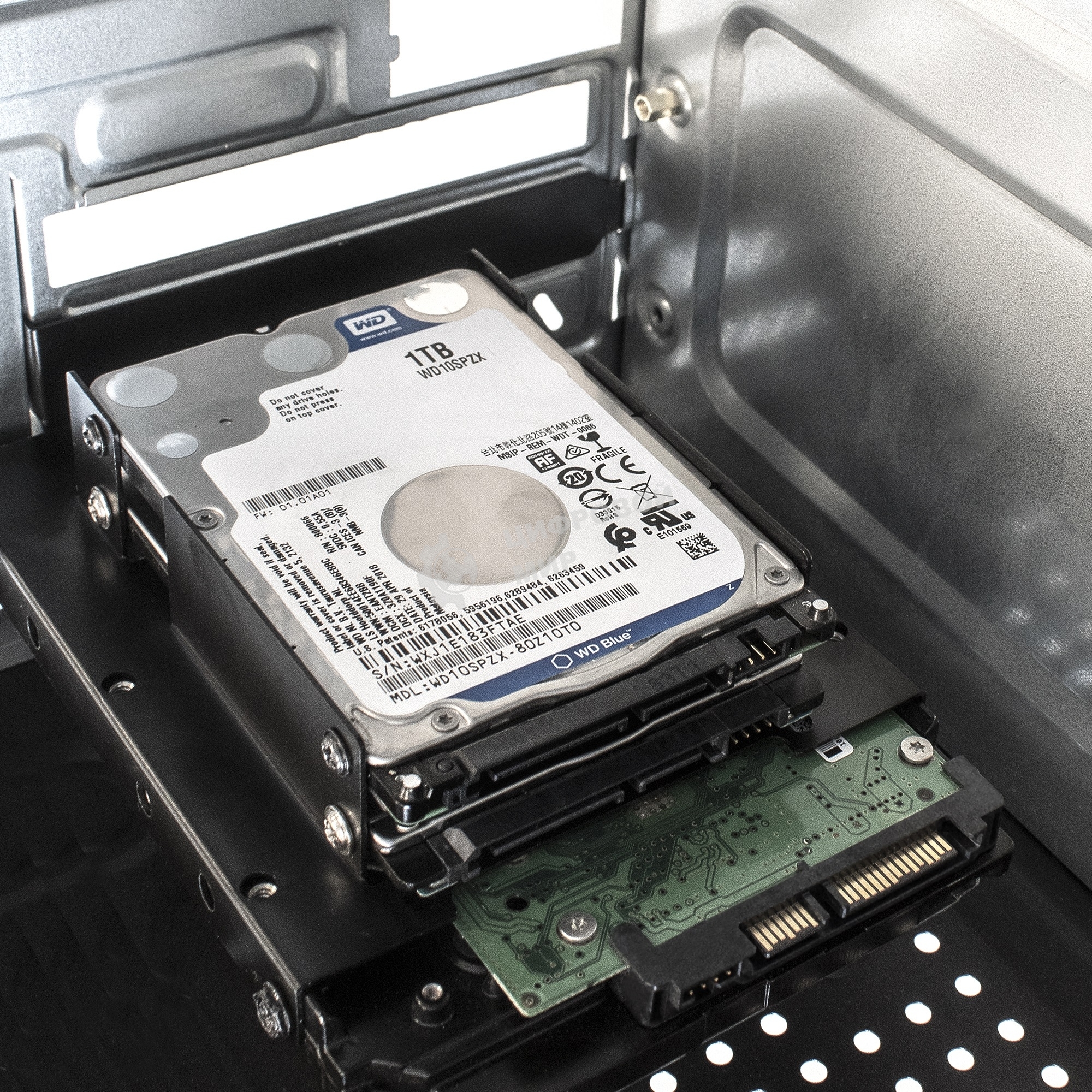 Салазки (переходник) ExeGate EX292548RUS HD-22O13TbM металлические для установки 2xHDD/SSD 2.5