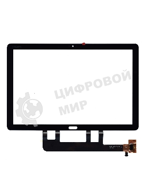 Сенсорное стекло (тачскрин) для Huawei MediaPad M5 Lite 10, черное