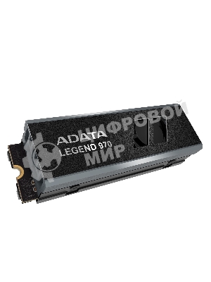 Накопитель SSD ADATA LEGEND 970, 2Tb, PCIe 5.0 x4, M.2 2280, NVMe, R/W 10000/10000, с радиатором