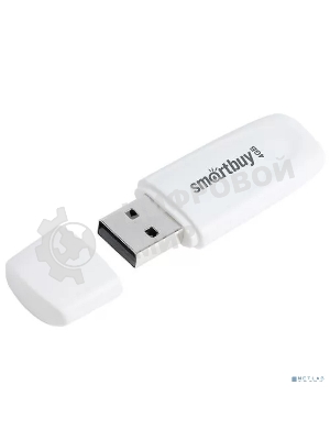 Флешка USB Smartbuy Scout White (SB004Gb2SCW), 4Gb, USB 2.0, R/W 12/5, белый
