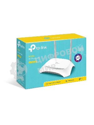 Роутер беспроводной TP-Link TL-WR840N N300 10/100BASE-TX белый