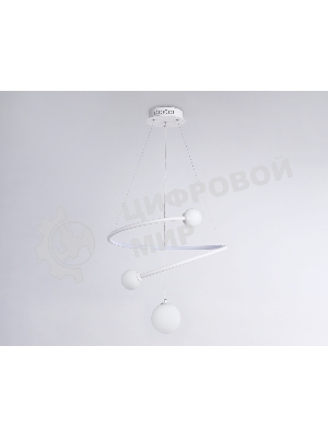 Светильник Ambrella light FL66299 WH белый 39W 3000K-6400K+G9 D500*1200 (ПДУ ИК)