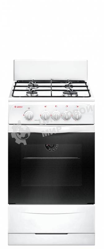 Плита газовая Gefest ПГ 3200-08 К33 белый, конфорок 4 шт, духовка 42 л, 50 см x 85 см x 53 см