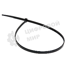 Хомут-стяжка кабельная нейлоновая Rexant 400 x4,8 мм, черная, упаковка 100 шт.