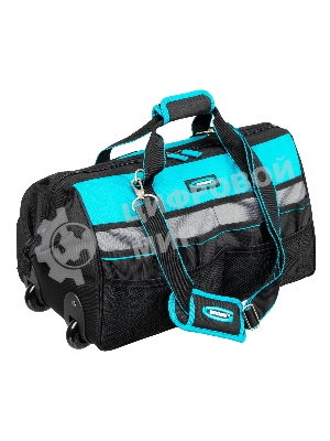 Сумка для инструмента Gross 500х280х290 мм, выдвижная рукоятка, колеса, наплечный ремень