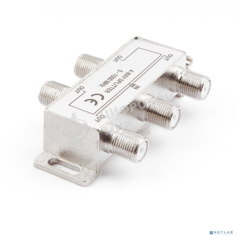 Разветвитель на 4 телевизора, Cablexpert AS-TV-04, 5-1000MHZ