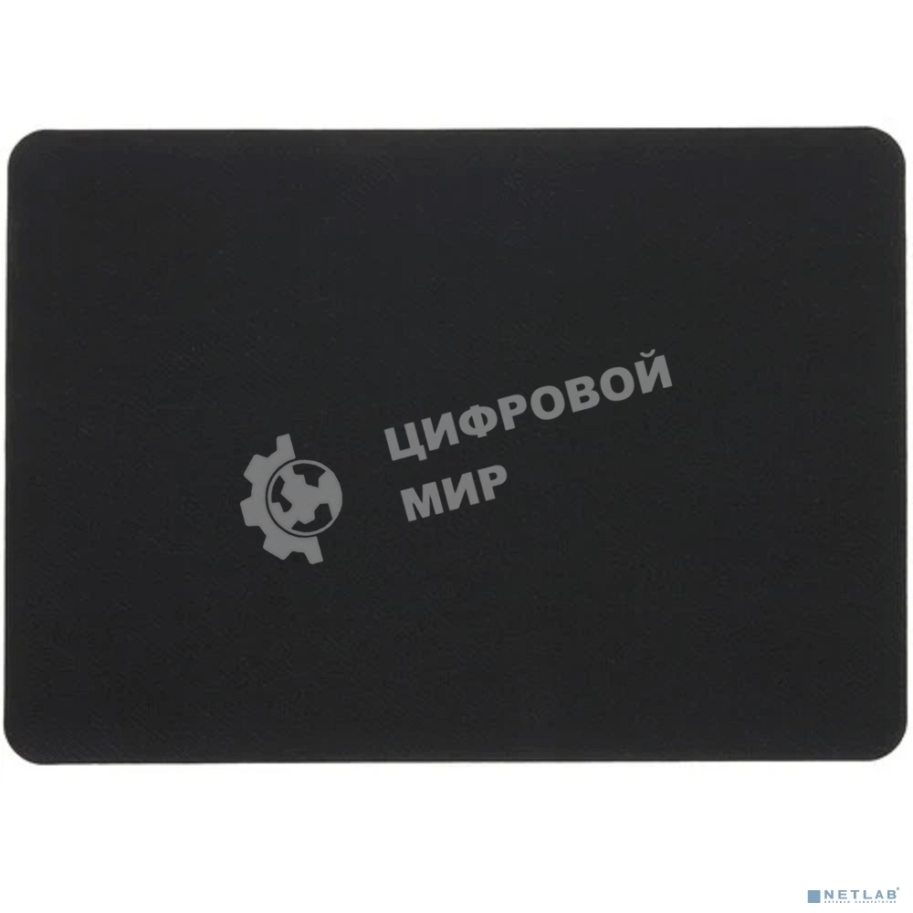 Коврик для мыши Gembird MP-35-25-BLACK, черный, 350х250х3мм, ткань/резина, пакет