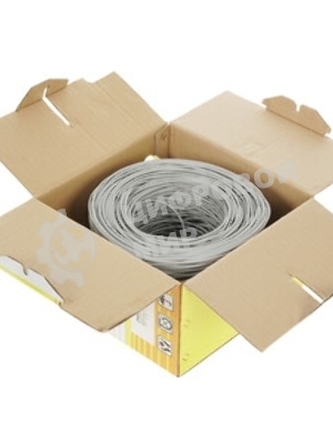 Кабель витая пара PROconnect U/UTP cat.5e 2х2х24AWG solid CCA PVC сер. (м)